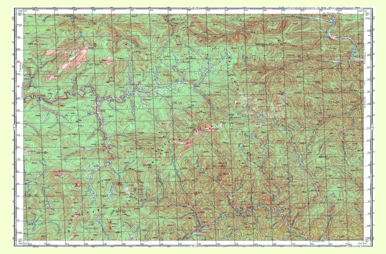 Map M49 Soviet Genshtab - m49-074 - Russia Map by Avenza Systems Inc. | Avenza Maps