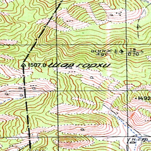 Soviet Genshtab - m49-125 - Mongolia Map by Avenza Systems Inc ...