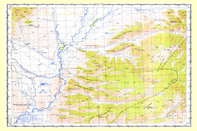 Soviet Genshtab - m49-134 - Mongolia Map by Avenza Systems Inc ...