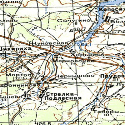 Soviet Genshtab - o38-111 - Russia