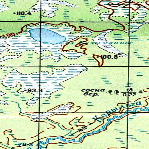 Soviet Genshtab - o44-020--(1979) - Russia Map by Avenza Systems Inc ...