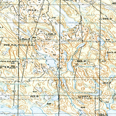Soviet Genshtab map - p36-019/020--(1985) - Russia