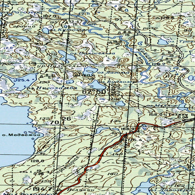 Soviet Genshtab map - p36-047/048--(1992) - Russia