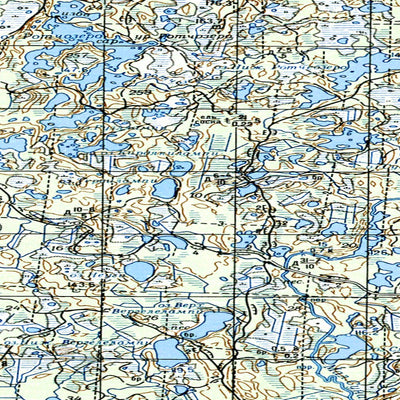 Soviet Genshtab map - p36-067/068--(1992) - Russia