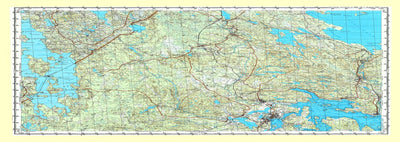 Soviet Genshtab map - p36-073/074--(1987) - Russia