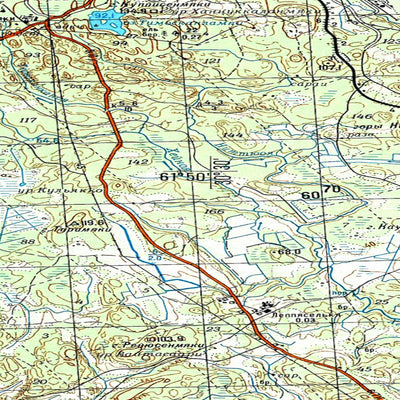 Soviet Genshtab map - p36-073/074--(1987) - Russia
