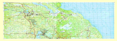 Soviet Genshtab map - p36-121/122 - Russia