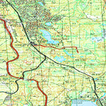 Soviet Genshtab map - p36-121/122 - Russia