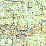 Soviet Genshtab map - p36-129/130 - Russia