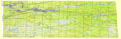 Soviet Genshtab map - p36-117/118 - Russia