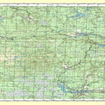 Soviet Genshtab map - p36-141/142 - Russia