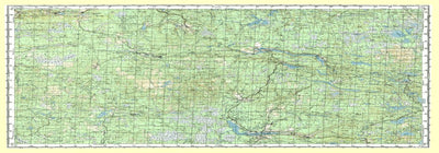 Soviet Genshtab map - p36-141/142 - Russia