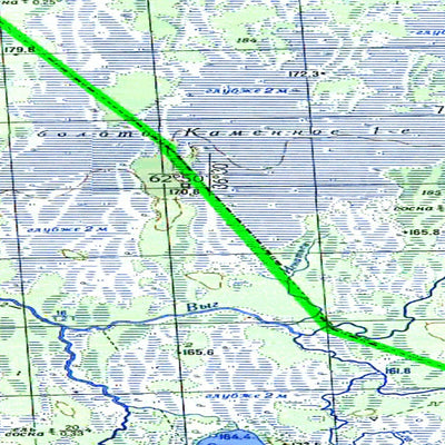 Soviet Genshtab map - p37-037/038 - Russia