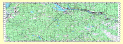 Soviet Genshtab map - p37-109/110 - Russia