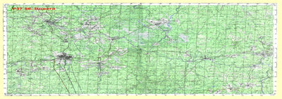 Soviet Genshtab map - p37-129/130 - Russia