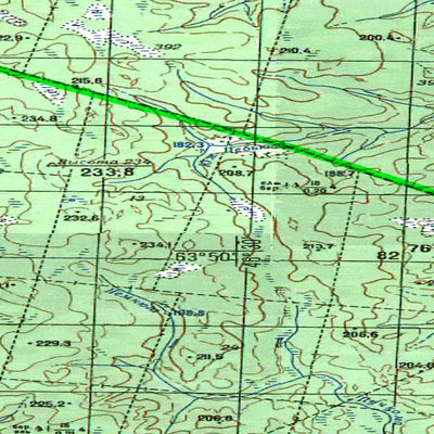 Soviet Genshtab map - p38-009/010 - Russia