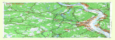 Soviet Genshtab map - p37-023/024 - Russia