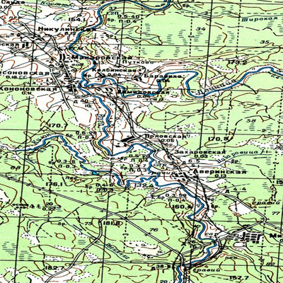 Soviet Genshtab map - p37-143/144--(1987) - Russia