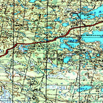 Soviet Genshtab map - p36-091/092 - Russia