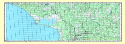 Soviet Genshtab map - p37-085/086 - Russia