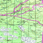 Soviet Genshtab map - p38-053/054 - Russia