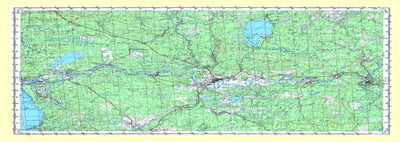 Soviet Genshtab map - p37-073/074 - Russia