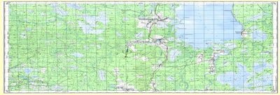 Soviet Genshtab map - p37-101/102 - Russia