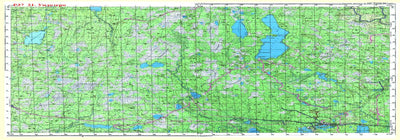 Soviet Genshtab map - p37-041/042 - Russia