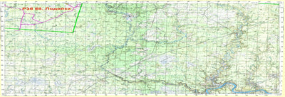 Soviet Genshtab map - p38-115/116 - Russia