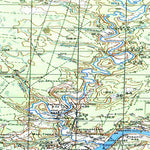 Soviet Genshtab map - p38-115/116 - Russia