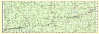 Soviet Genshtab map - p38-135/136 - Russia