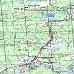 Soviet Genshtab map - p38-121/122 - Russia