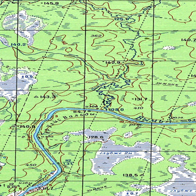 Soviet Genshtab map - p39-019/020--(1989) - Russia