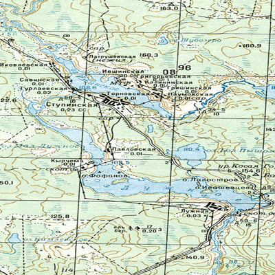 Soviet Genshtab map - p37-069/070--(1986) - Russia