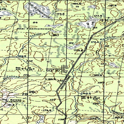 Soviet Genshtab map - p38-139/140--(1985) - Russia