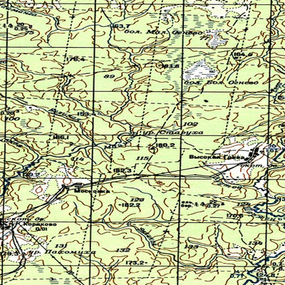 Soviet Genshtab map - p38-139/140--(1985) - Russia