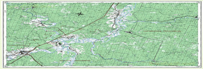 Soviet Genshtab map - p39-101/102 - Russia