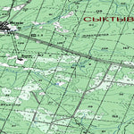 Soviet Genshtab map - p39-101/102 - Russia