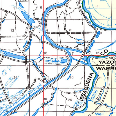Delta National Forest, Forest Visitor Map