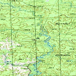 Soviet Genshtab map - p40-099/100 - Russia