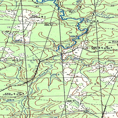 Soviet Genshtab map - p39-133/134--(1982) - Russia