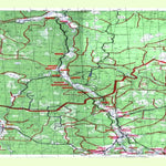 Soviet Genshtab map - p38-109/110 - Russia