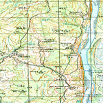Soviet Genshtab map - p40-137/138 - Russia