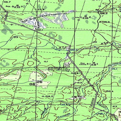 Soviet Genshtab map - p38-127/128--(1984) - Russia