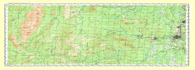 Soviet Genshtab map - p40-143/144 - Russia