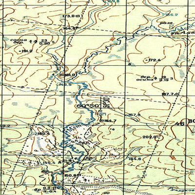 Soviet Genshtab map - p39-115/116--(1966) - Russia