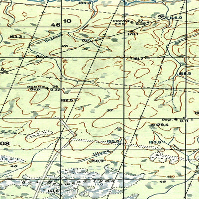 Soviet Genshtab map - p39-115/116--(1966) - Russia