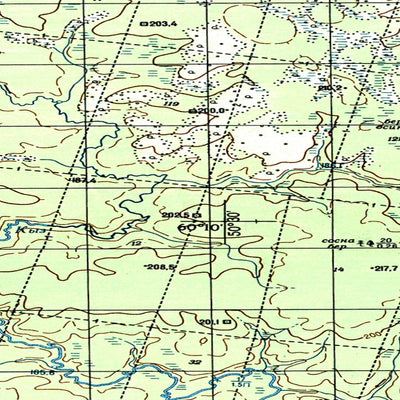 Soviet Genshtab map - p39-137/138--(1966) - Russia