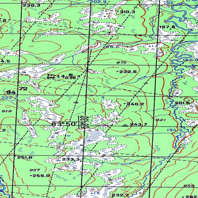 Soviet Genshtab map - p40-009/010--(1987) - Russia
