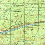 Soviet Genshtab map - p40-127/128 - Russia